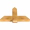 Ekena Millwork Eugene Rough Sawn Timber Gable Bracket, Western Red Cedar, 36"W x 23"H x 4"D x 6"F, 15/12 Pitch GBW036X23X0406EUG00RWR - alternate 5
